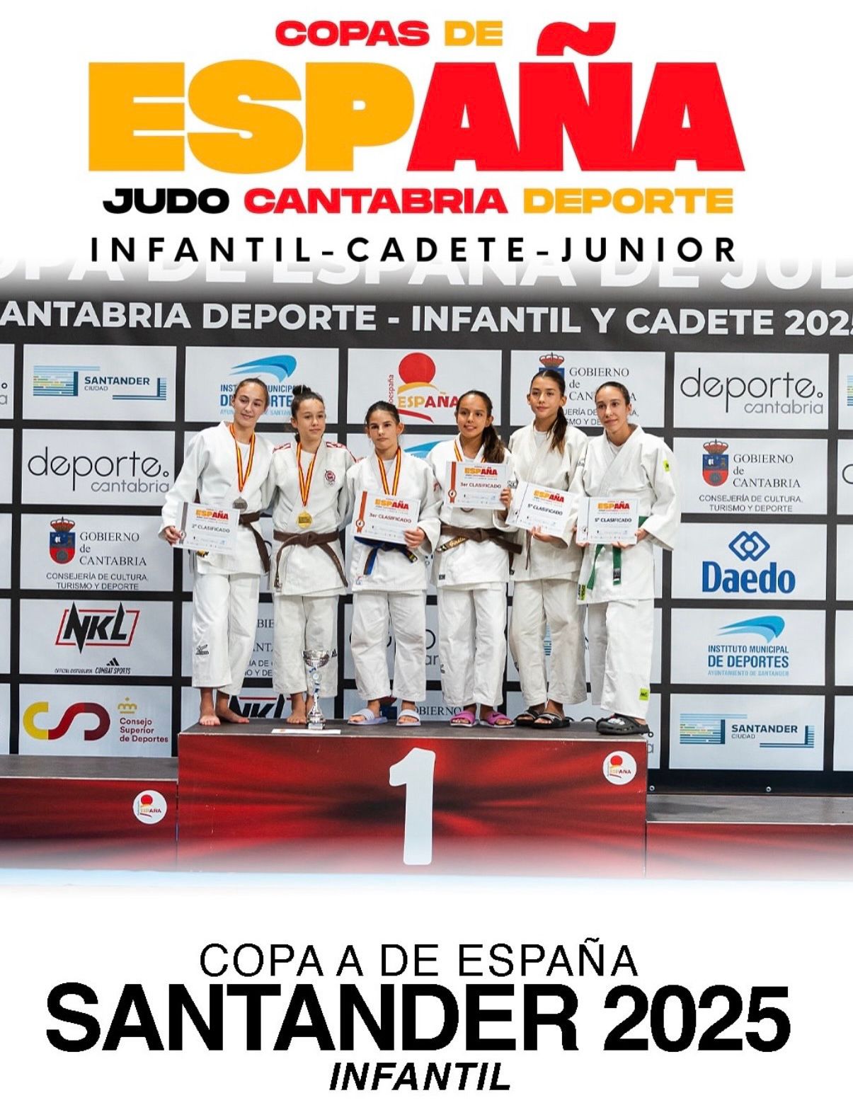 RESULTADOS Supercopa de España de Judo Infantil y Cadete de Cantabria. 04-10-25